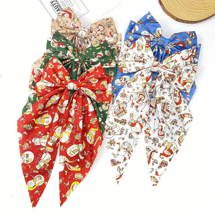 Wholesale Christmas bow ribbon headband Hair Clips