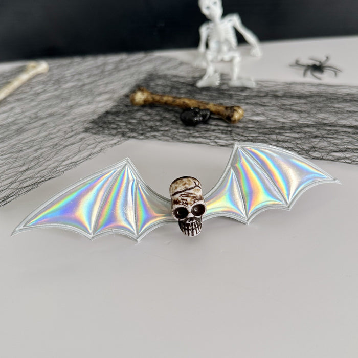 Wholesale New Halloween Headdress Dark Series Funny Pumpkin Single Eye Devil Bat Wings Side Hairpin Hairpin