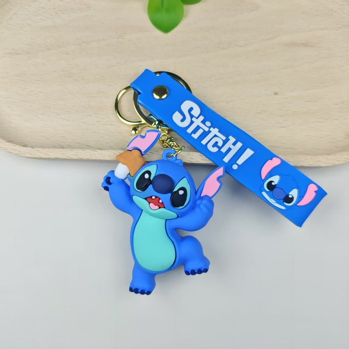 Wholesale Creative cartoon doll keychain cute PVC keychain backpack pendant