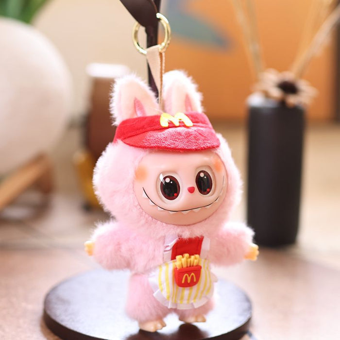 Wholesale Cute Vinyl French Fries Plush Toy Doll Bag Pendant Keychain Doll