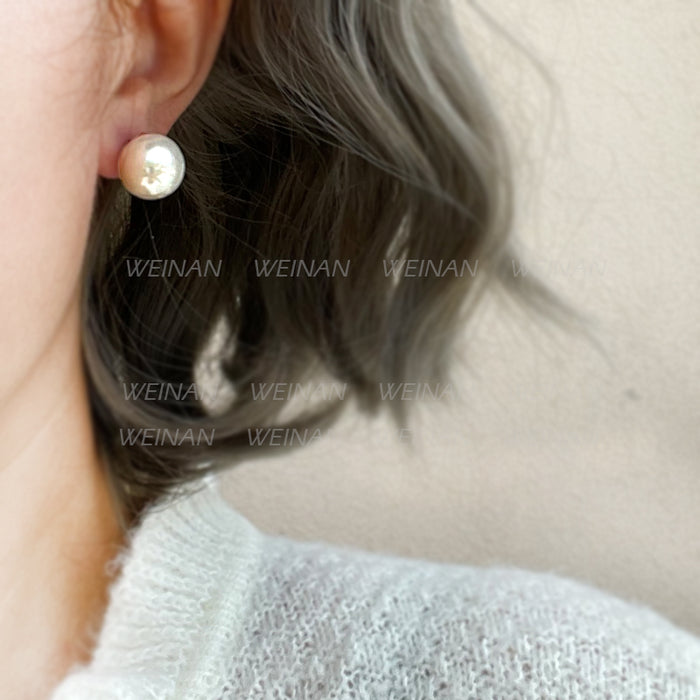 Wholesale Pearl earrings, versatile earrings, silver ear studs
