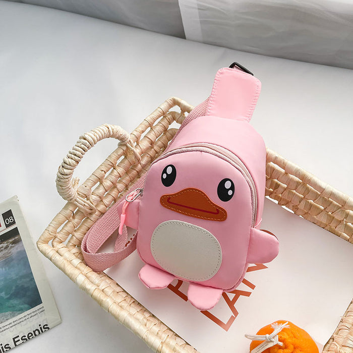 Wholesale Duck Chest Bag Cartoon Cute Children's Bag New Kindergarten Gift Bag JDC-SD-TMS004