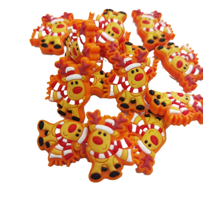 Wholesale of 3PCS/SET Silicone Cartoon Animal Beads JDC-BDS JiaHS003