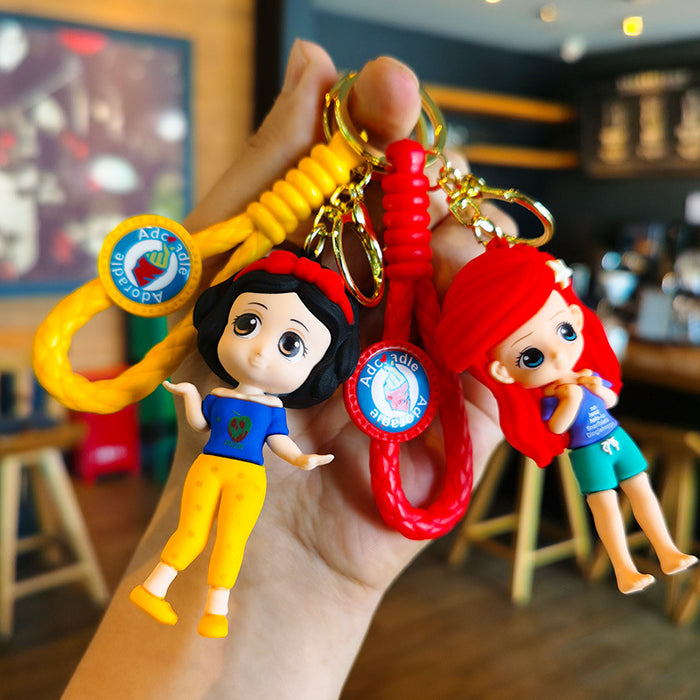 Wholesale PVC Cartoon Three-dimensional Keychain JDC-KC-TingM310