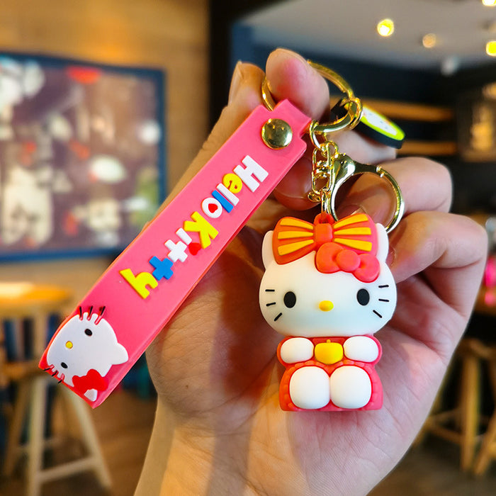 Wholesale Cartoon Silicone Doll Keychain JDC-KC-Tingm279