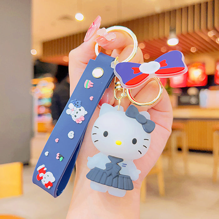 Wholesale Cute 3D Doll Silicone Keychain JDC-KC-MingT135