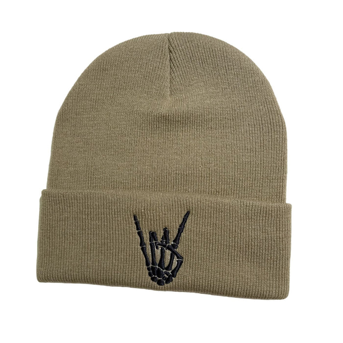 Wholesale  knitted hat skull finger embroidery knitted hat winter warm hat