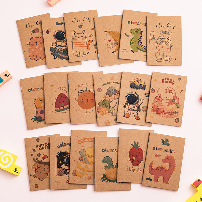 Wholesale Cute Cartoon Notebook Pocket Diary Portable Notepad with Assorted Cover Designs for Daily Use or Gift Giving