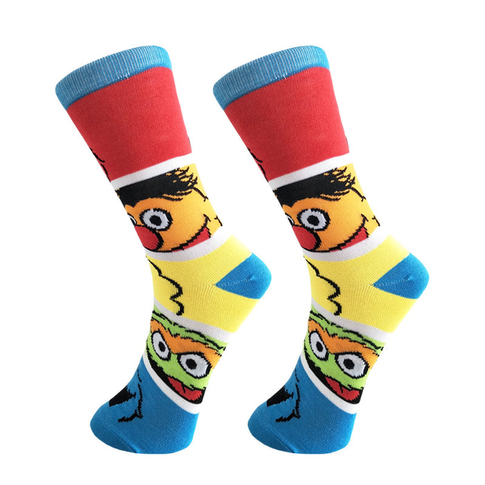 Wholesale Animal Series Cartoon Men's Middle Socks JDC-SK-YiYan079