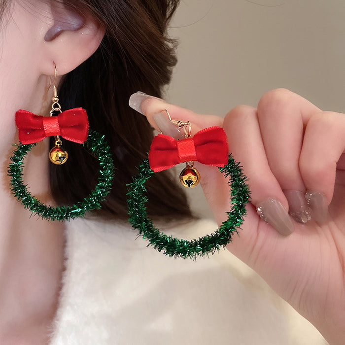 Wholesale  little devil skull heart dark earrings