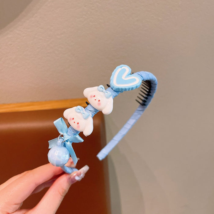 Wholesale Plastic Cartoon Children' s Headband Anti-Slip Hairband Hair Accessory for Resale