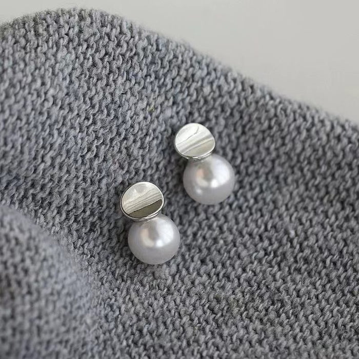 Wholesale Four-Leaf Flower Pearl Earrings for Women