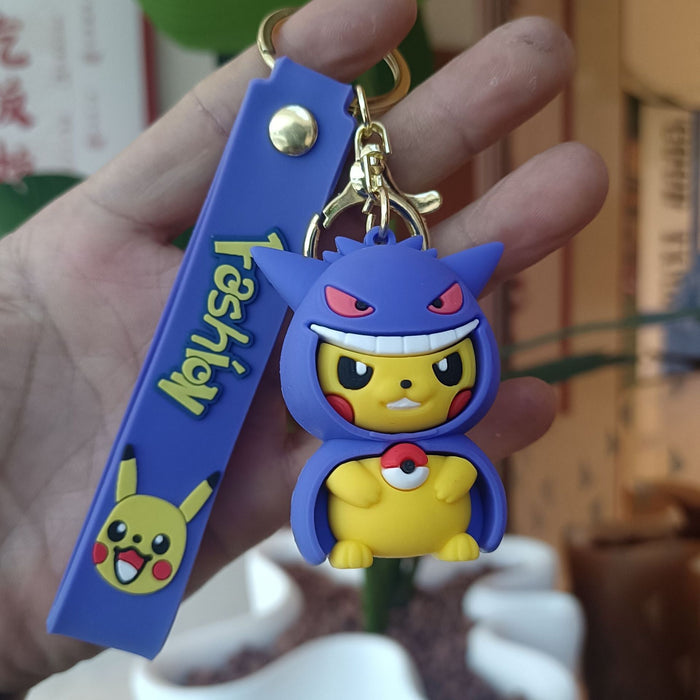 Wholesale Cartoon Silicone Doll Keychains (F) JDC-KC-YChaang016