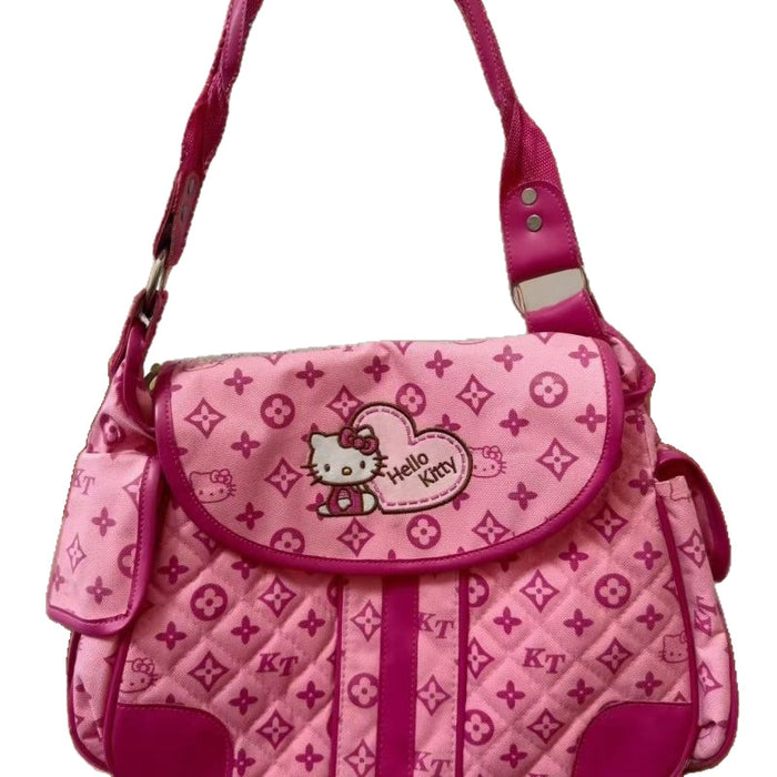 Wholesale Cute Cat Shoulder Bag Armpit Bag Millennial Retro Popular Bag