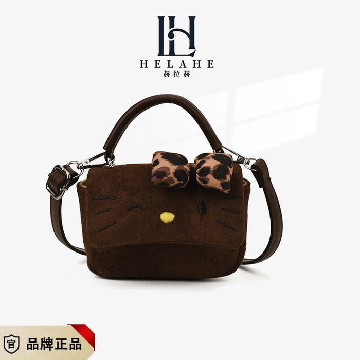 Wholesale Autumn and winter small handbag,  cute cartoon vintage single-shoulder crossbody bag