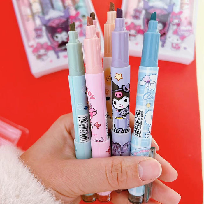 Wholesale Cute Pet Marker Highlighter Pen ( Large Capacity,  6 Pens)
