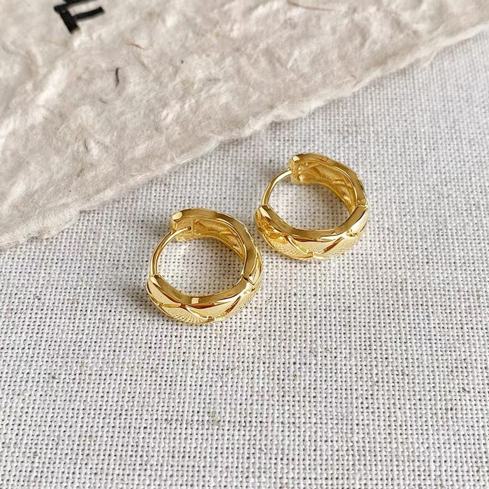 Wholesale Teardrop Hoop Metal Earrings Earrings