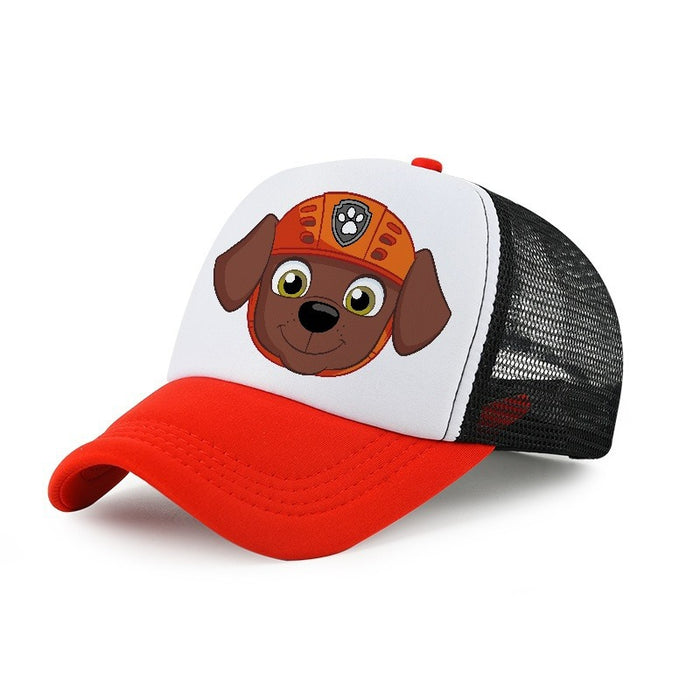 Wholesale Cartoon Character Ball Cap Mesh Breathable Dome  Sports Hat