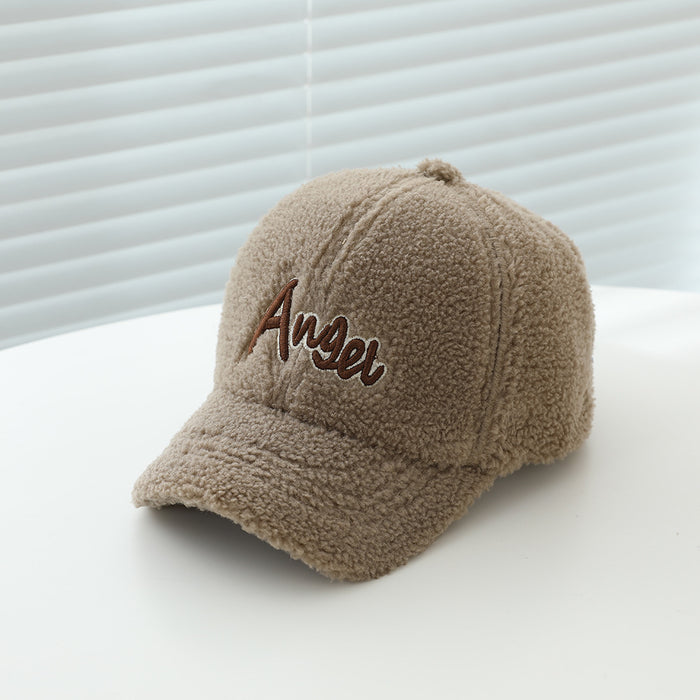 Wholesale Trendy Winter Warm Kids Baseball Cap Khaki Curved Brim Soft Top Boys Girls Hat