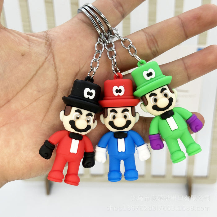 Wholesale Cartoon PVC Doll Keychains (F) JDC-KC-JiaA003