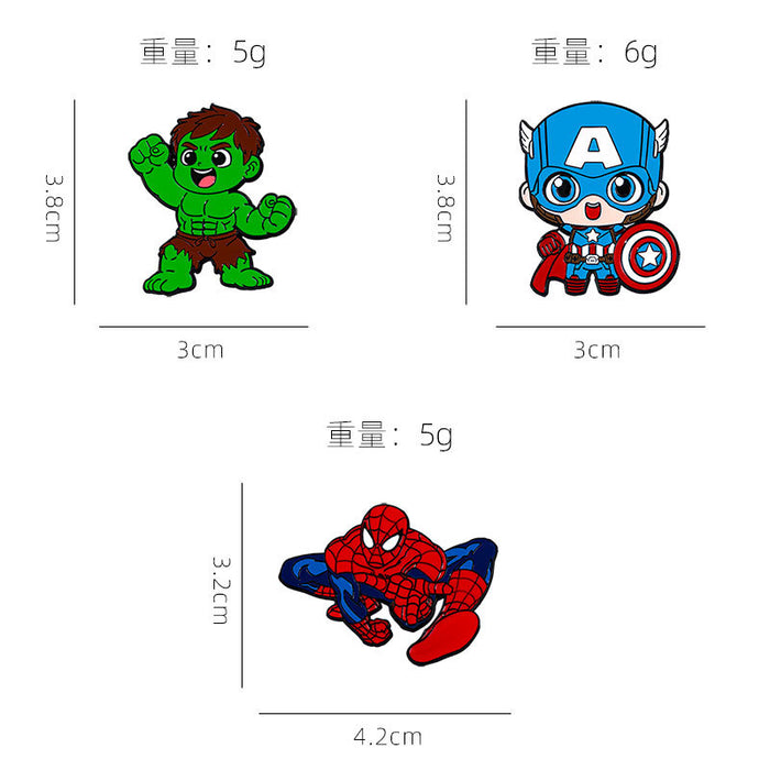 Wholesale Hero Brooch Badge Clothing Backpack Jewelry Accessories Pins