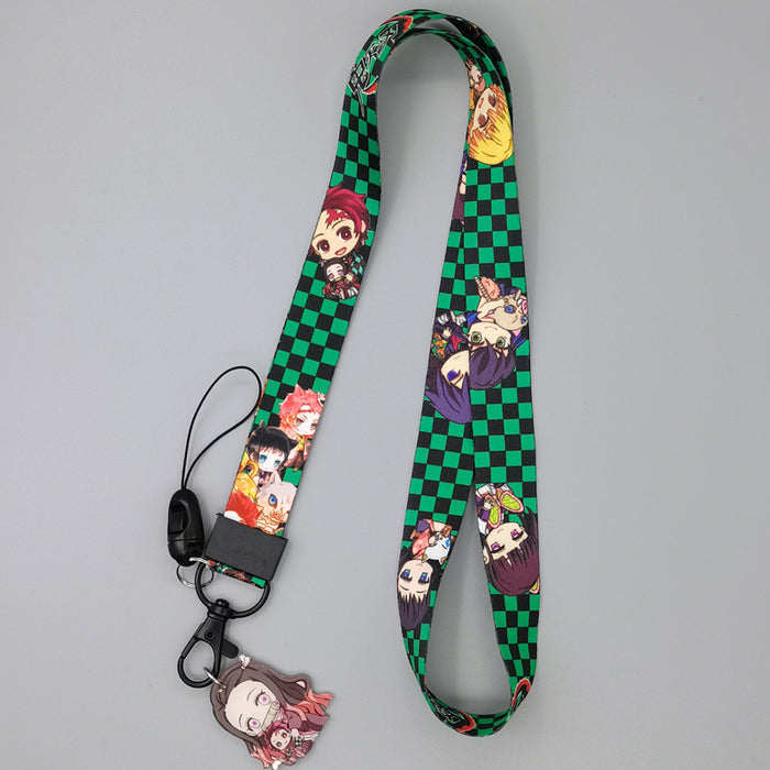 Wholesale Cartoon Lanyard Keychains Removable Wrist Strap