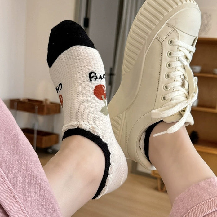 Wholesale Shallow socks, short socks, boat socks, invisible socks, cute mesh socks, thin socks