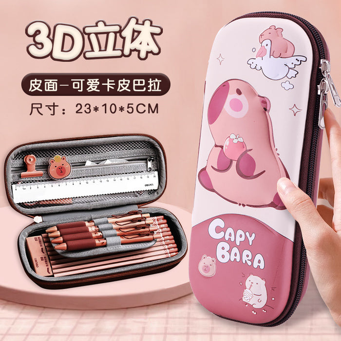 Wholesale Cartoon Pencil Case for Primary School Students Multi-Layer Storage