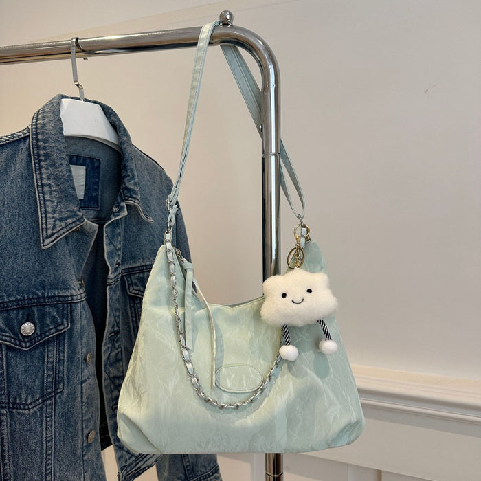 Wholesale Fashion shoulder bag, crossbody bag, simple and casual soft surface, large capacity commuting bag