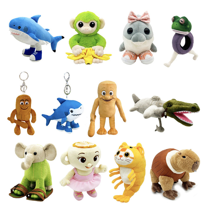 Wholesale Sea and Mountain Shark Stuffed Doll