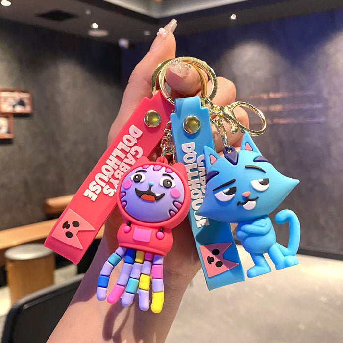 Wholesale House Crossing Animal PVC Stereo Large Doll Gift Car Keychain