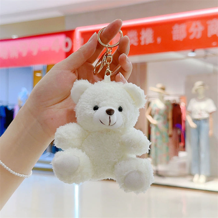 Wholesale Cartoon Plush Bear Keychain Cute Doll Pendant Car Key Chain