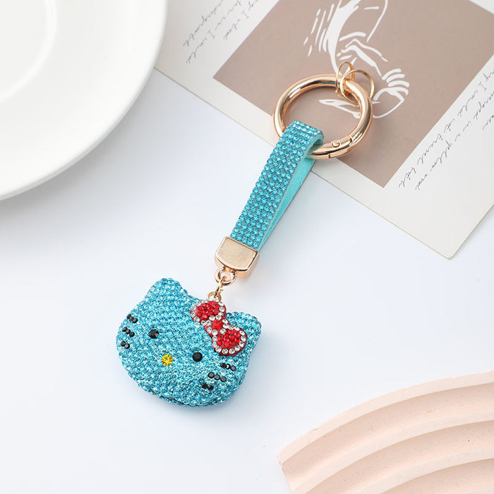 Wholesale Stylish and cute cartoon cat car keychain