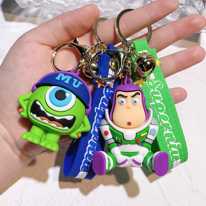 Wholesale Silicone Cartoon Doll Keychain JDC-KC-QiChao064