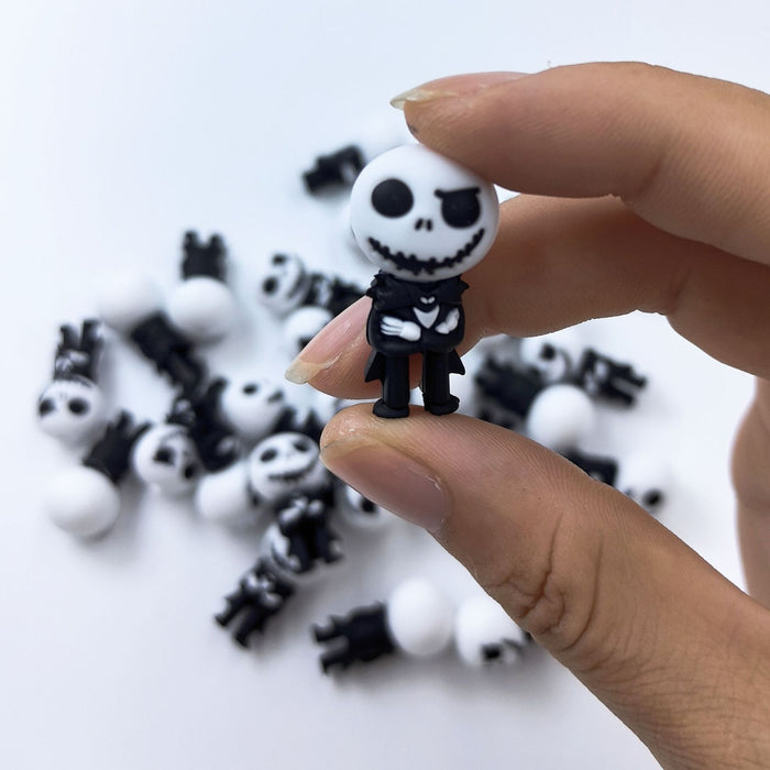 Wholesale 100PCS Halloween Silicone Cartoon 3D Focal Beads JDC-BDS-Nais287