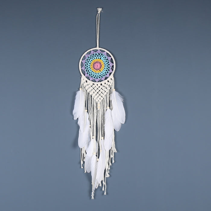 Wholesale Bohemian Dreamcatcher Wall Hanging Beige Cotton Rope Home Decor