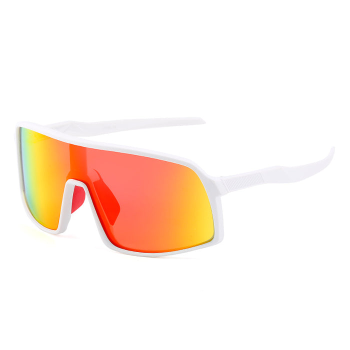 Wholesale Transparent color changing cycling glasses, fashionable polarized sunglasses, windproof outdoor sports sunglasses