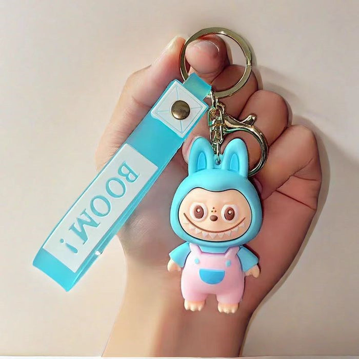 Wholesale Cartoon keychain pendant silicone three-dimensional cute keychain