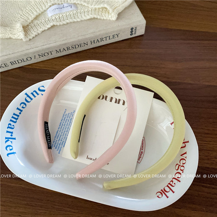 Wholesale Texture fabric sponge headband cute headband versatile hair accessory