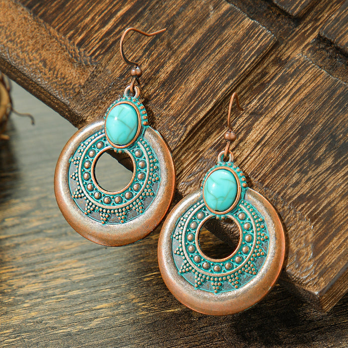 Wholesale Geometric Alloy Tassel Earrings for Women Party Wear Fashion Accessory MOQ≥2