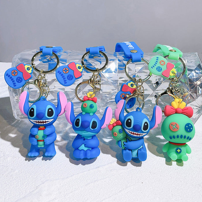 Wholesale Cartoon Silicone Doll Keychain JDC-KC-QiChao019