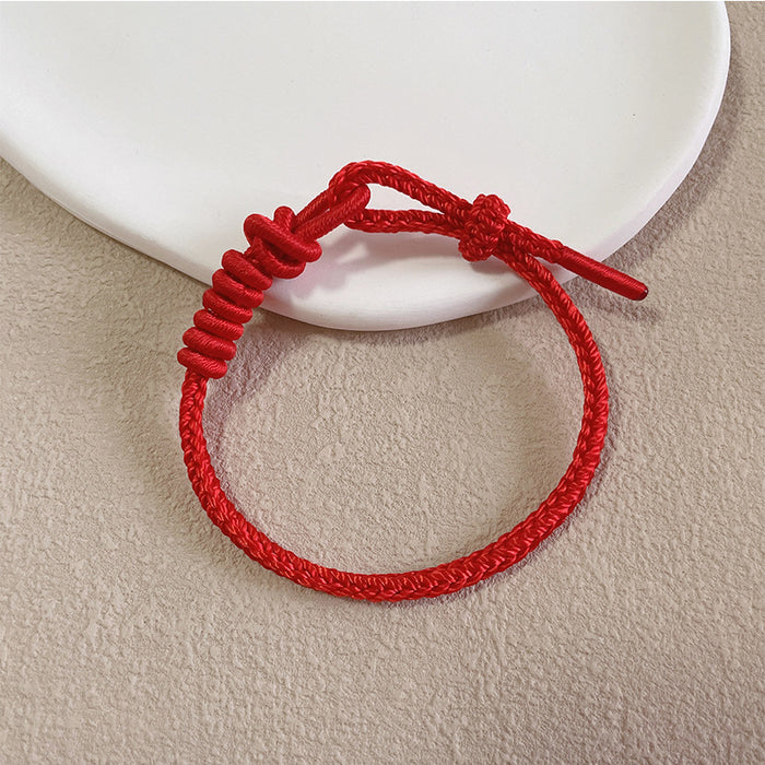 Wholesale Semi finished woven string with beads, gold jewelry pendant, double linked bracelet, hand woven