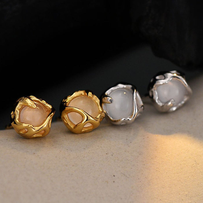 Wholesale earrings S925 sterling silver simple daily commuter earrings for women