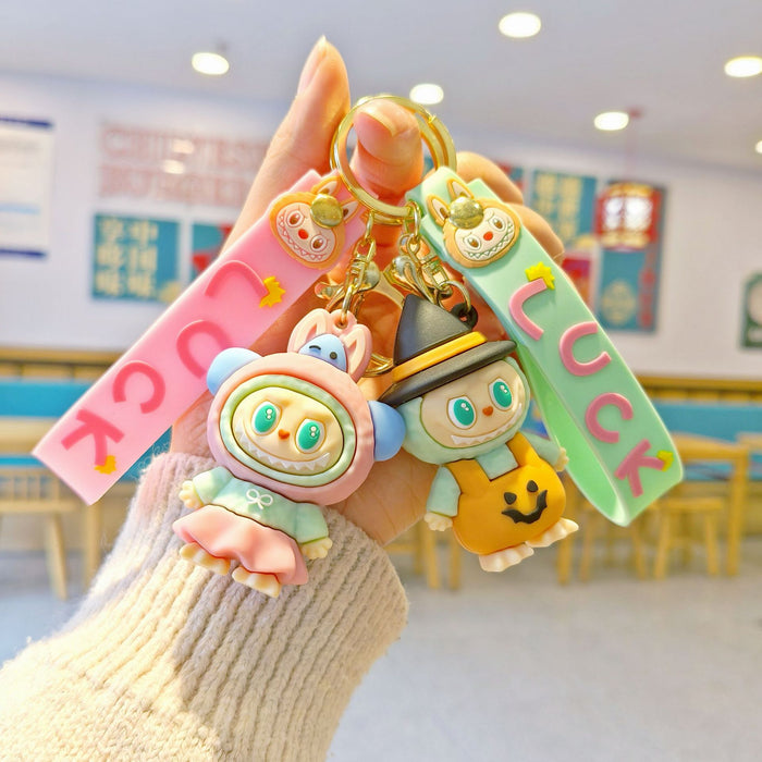 Wholesale Cute cartoon keychain,  couple bag pendant,  car keychain,  claw machine small gift