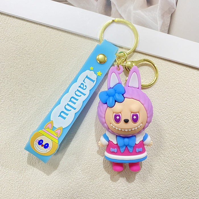 Wholesale Cartoon Doll Little Sheep Keychain Couple School Bag Pendant Car Key Chain Gift