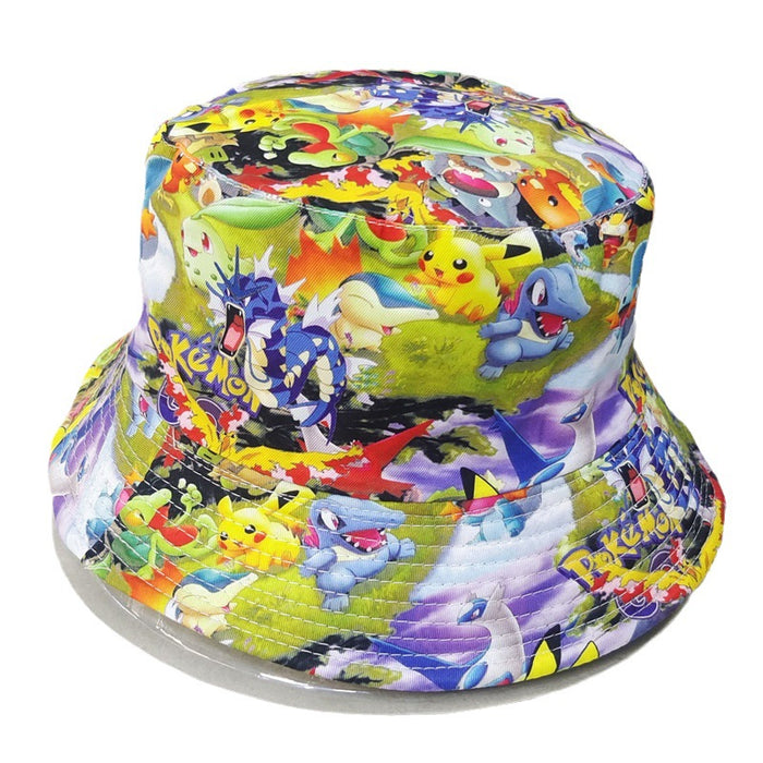 Wholesale Cartoon Print Cotton Bucket Hat JDC-FH-BoD017