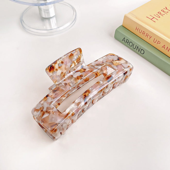 Wholesale Acetate Leopard Print Hair Claw Clip for Everyday Styling Hair Accessory