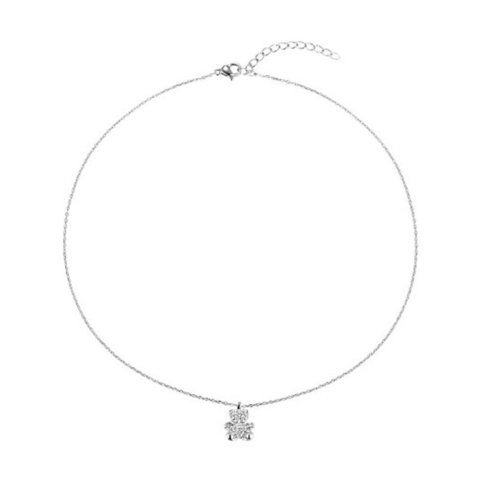Wholesale New Little Bear Necklace with Light Luxury and Niche Design, Neck Chain Accessory Pendant