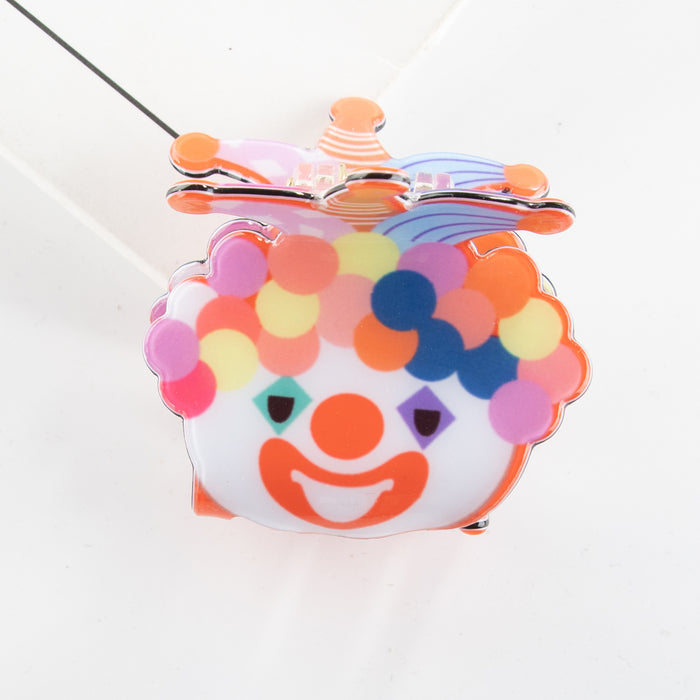 Wholesale Cartoon Clown Color Series Hair Clip Back Head Headwear Cute Hair Clip Grab Clip