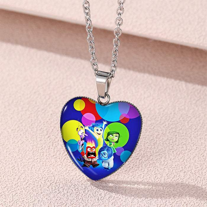 Wholesale Cartoon Alloy Children's Love Necklace JDC-NE-XiangL003